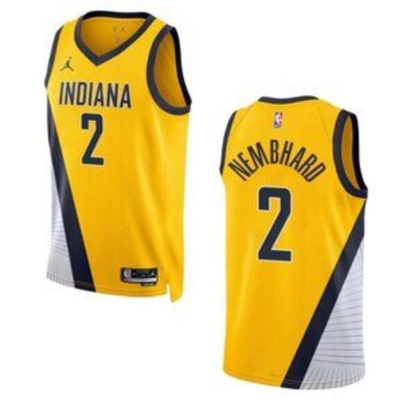 Mens Andrew Nembhard Yellow Jersey